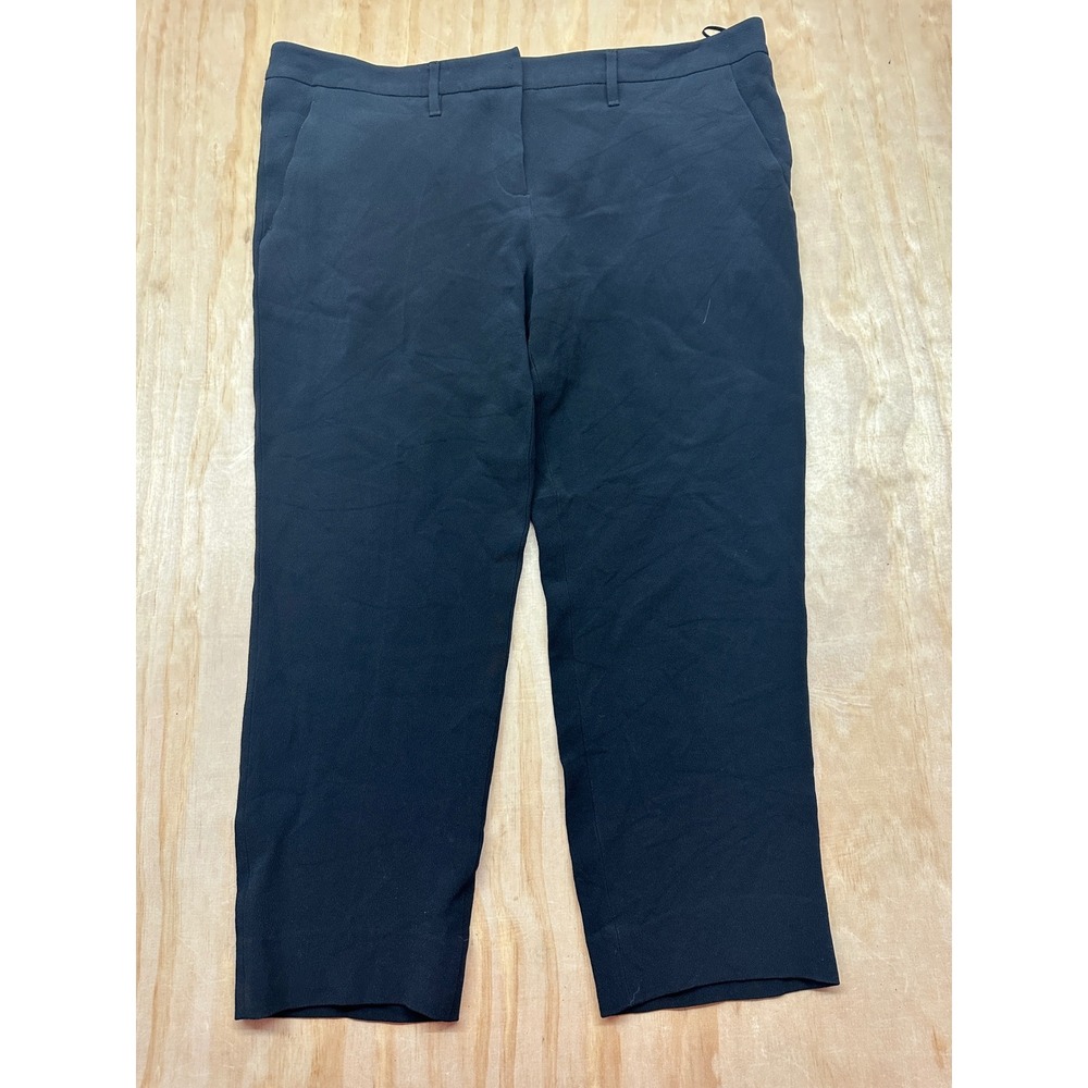 Miu Miu Black Tailored Straight Leg Trousers Pants DNA413 Size 48 IT 12 US
